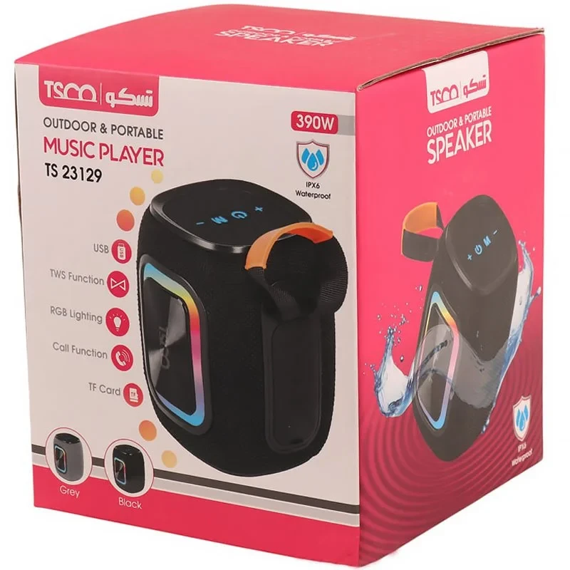 اسپیکر بلوتوثی قابل حمل تسکو مدل TS 23129