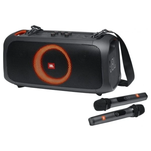اسپیکر بلوتوثی قابل حمل جی بی ال مدل Party box on the go ا JBL PartyBox On-The-GO Portable Bluetooth Speaker