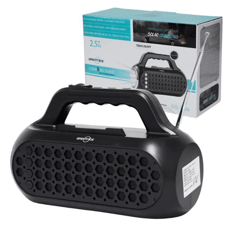 اسپیکر بلوتوثی قابل حمل مدل GTS-1336