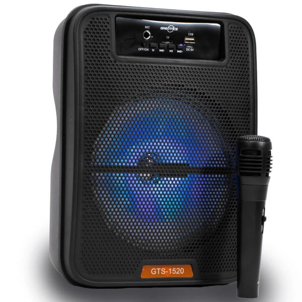 اسپیکر بلوتوثی قابل حمل مدل GTS-1520 میکروفن دار