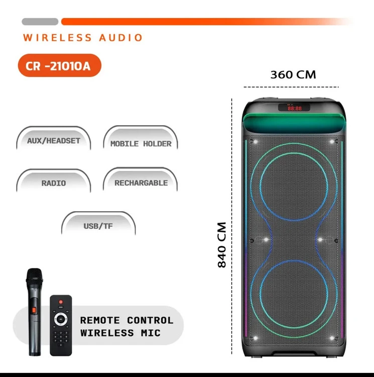 اسپیکر بلوتوثی قابل حمل کربی&amp;nbsp;کربی مدل CR-21010A
