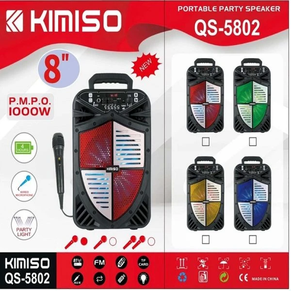 اسپیکر بلوتوثی قابل حمل کیمیسو مدل QS-5802