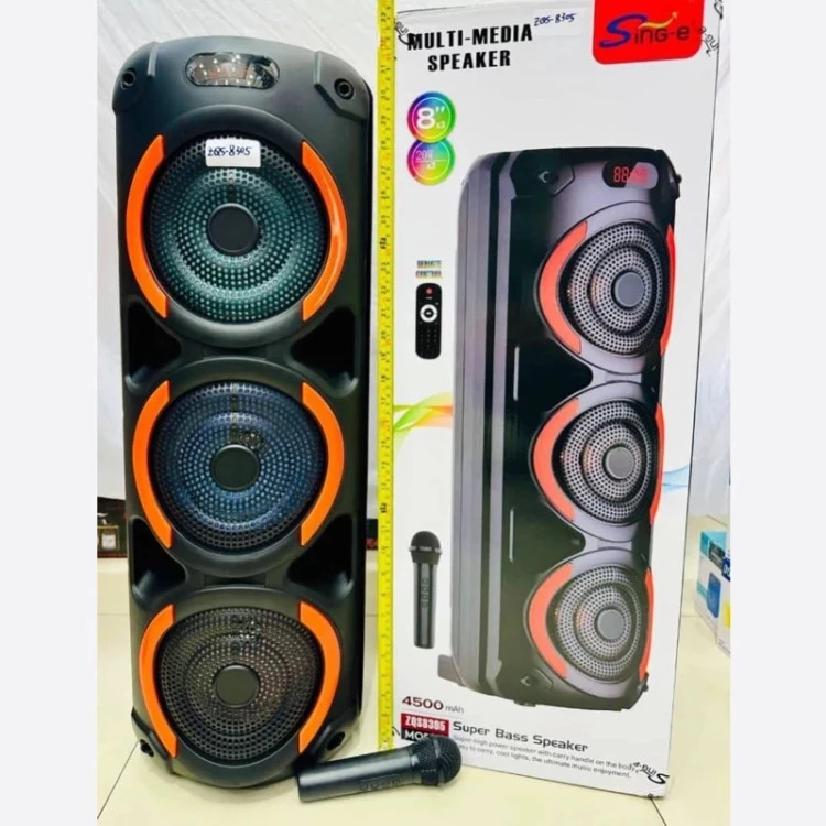 اسپیکر بلوتوثی میکروفون دار و کنترل دار مدل ZQS-8305