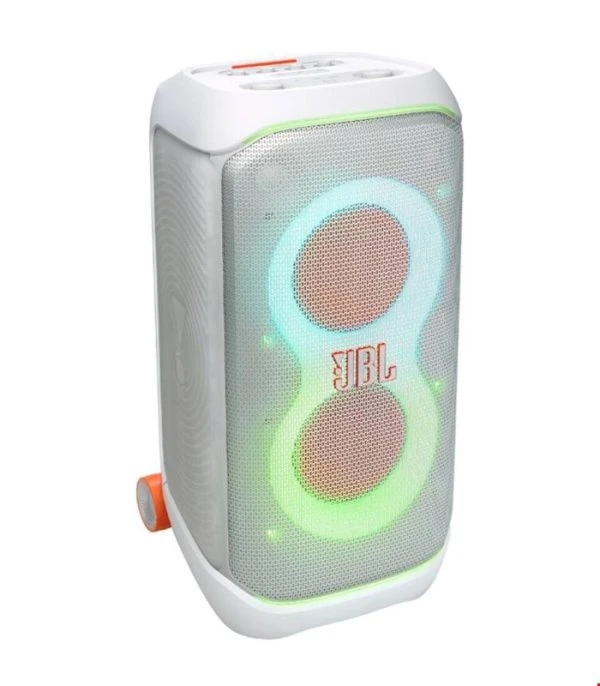 اسپیکر بلوتوثی پارتی باکس جی بی ال مدل jbl PartyBox Stage 320 رنگ سفید – گارانتی 18 ماهه – (ضمانت اصالت)