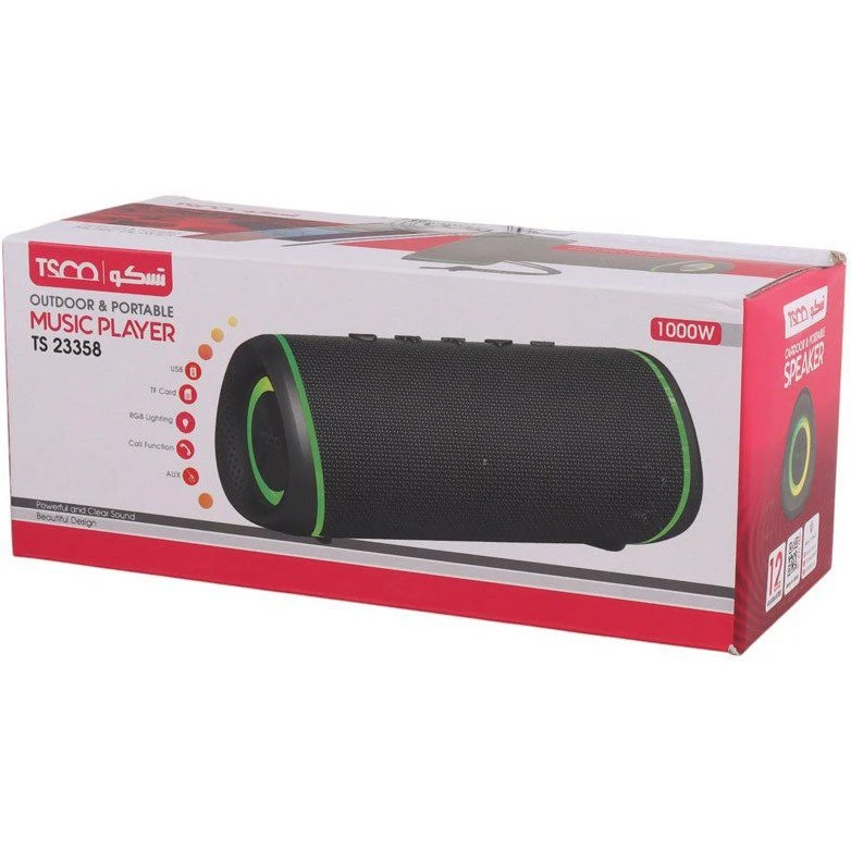 اسپیکر بلوتوثی پرتابل تسکو مدل TS 23358