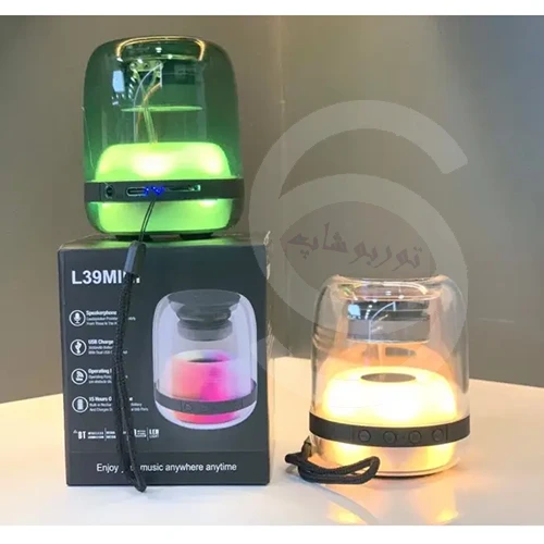 اسپیکر تمام شیشه‌ای مدل L39 MiniFull glass speaker model L39 Mini