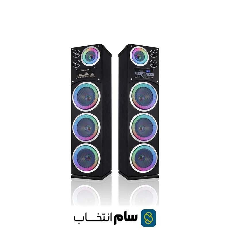 اسپیکر خانگی رقص نور دار دنای مدل DA3010LW6RS
