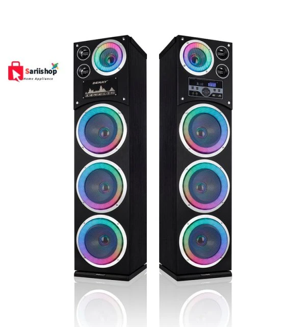 اسپیکر خانگی رقص نور دار دنای مدل DA3010LW6RS