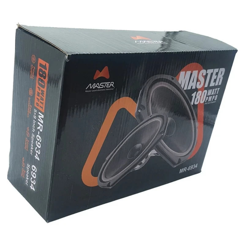 اسپیکر خودرو ماستر مدل MR-6934 سایز 6×9 اینچ بسته ۱عددی