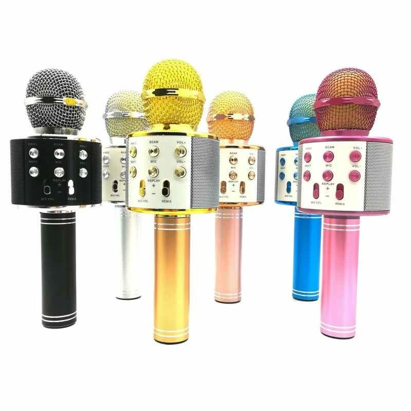 اسپیکر میکروفونی ws-858 دکمه اصلی