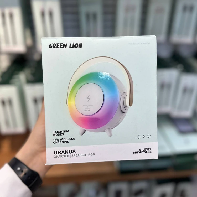 اسپیکر و وایرلس گرین لاین مدل (URANUS (SPEAKER/CHARGER/RGB