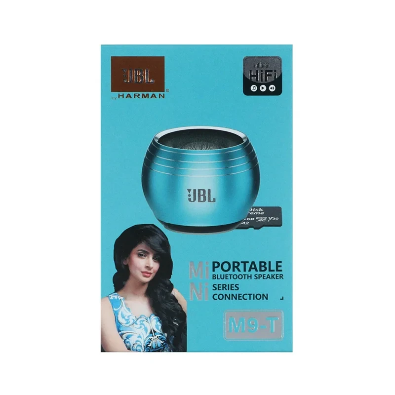 اسپیکر پرتابل JBL مدل Mini M9-T TF CARD - نقره ای