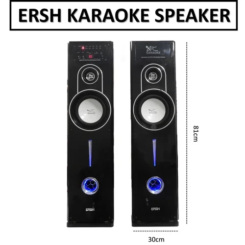 اسپیکر چوبی قدی ERSH دارای قابلیت KARAOKE