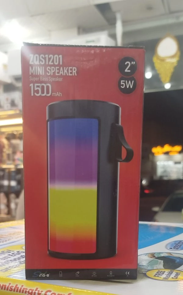 اسپیکربلوتوثی رقص نور دار مدل zos-1201