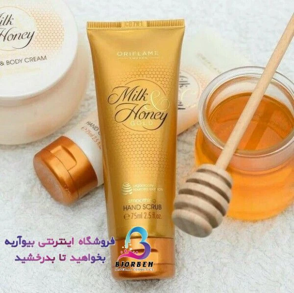 اسکراب دست لایه بردار شیر و عسل Mik & Honey کد مرجع: 33447 ❤️