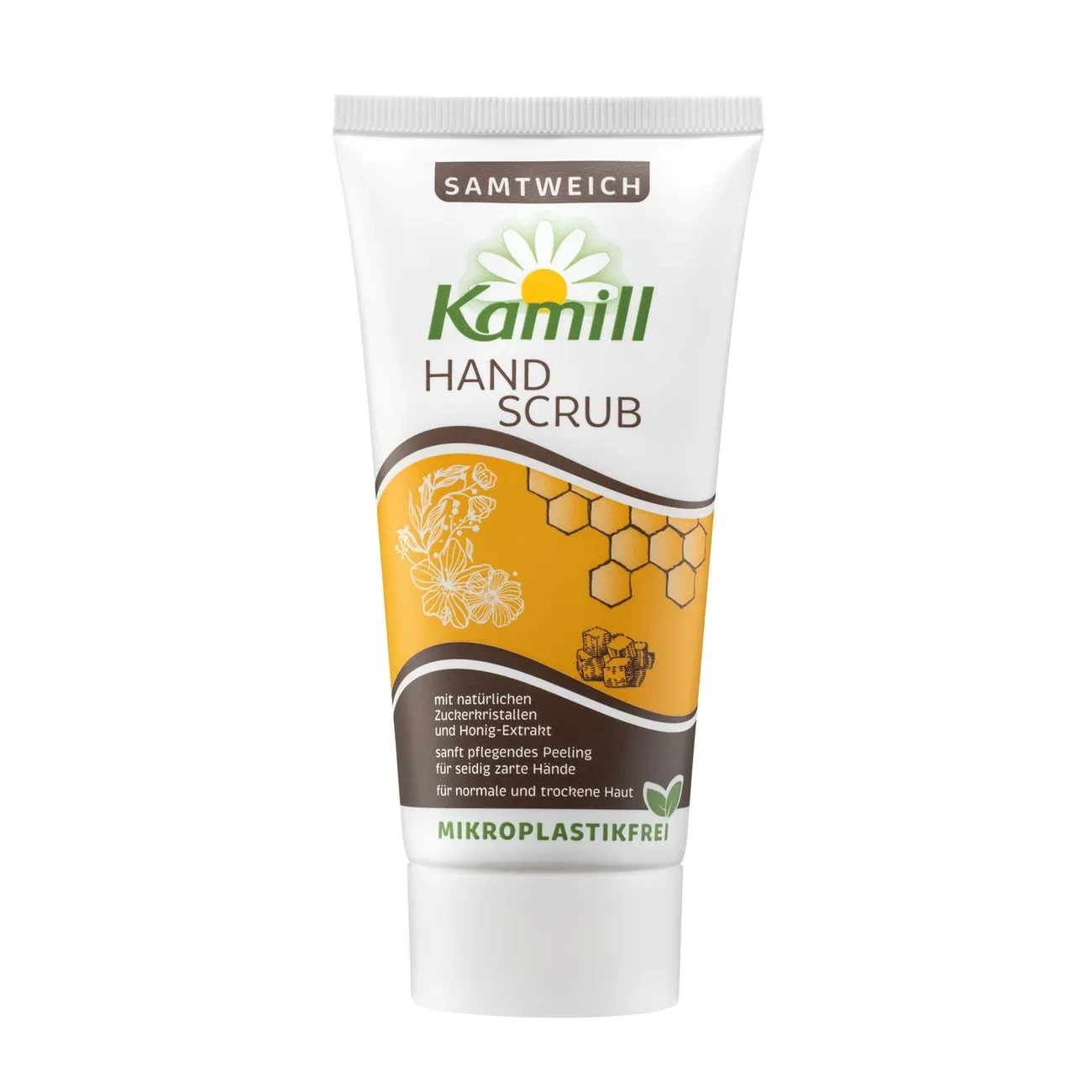 اسکراب دست کامیل kamill حاوی موم عسل حجم 75 میل اصل و اورجینال