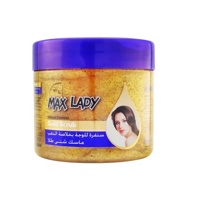 اسکراب شنی طلا مکس لیدی لایه بردار ملایم