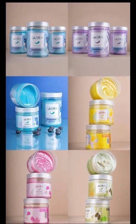 اسکراب شکری لایه بردار پوست ژبن پلاس 450 گرمی در 6 مدل