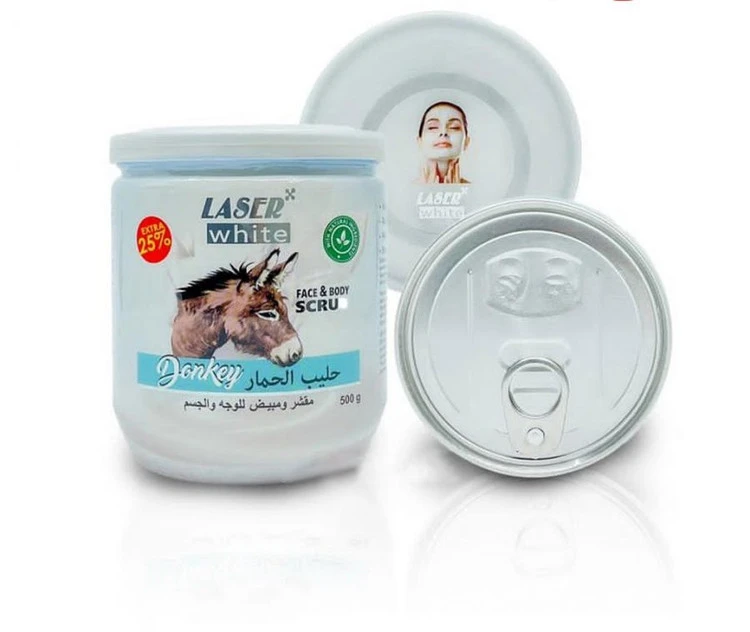 اسکراب صورت و بدن شیر الاغ laser white۵۰۰ گرمی محصول کشور هند