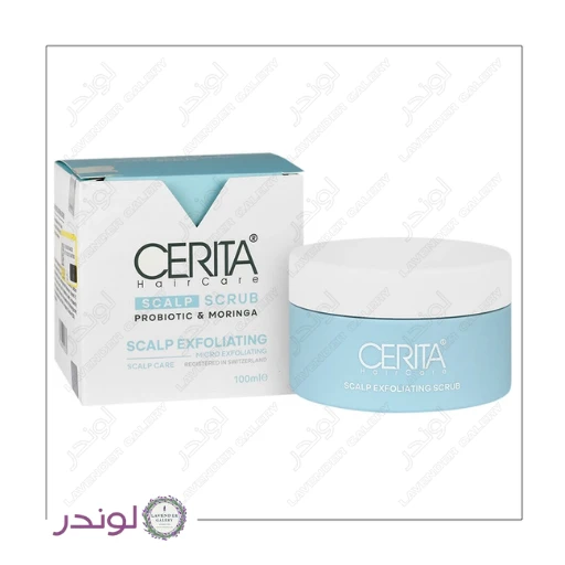 اسکراب کف سر سریتا | لایه‌برداری ملایم + پروبیوتیک و مورینگا برای رشد مو