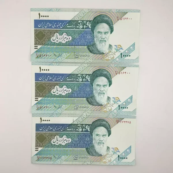 اسکناس 1000 تومانی دماوند محمدخان عادلی فیلیگران امام – سه عدد سوپر بانکی – 516300