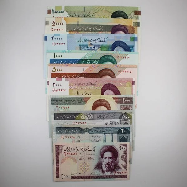 اسکناس جمهوری اسلامی طرح امام خمینی – ست 10 عددی سوپر بانکی