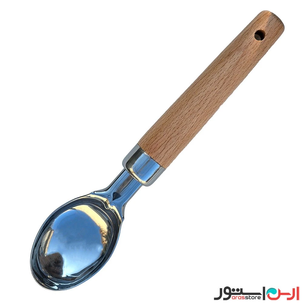 اسکوپ بستنی دسته چوبی شنگیا