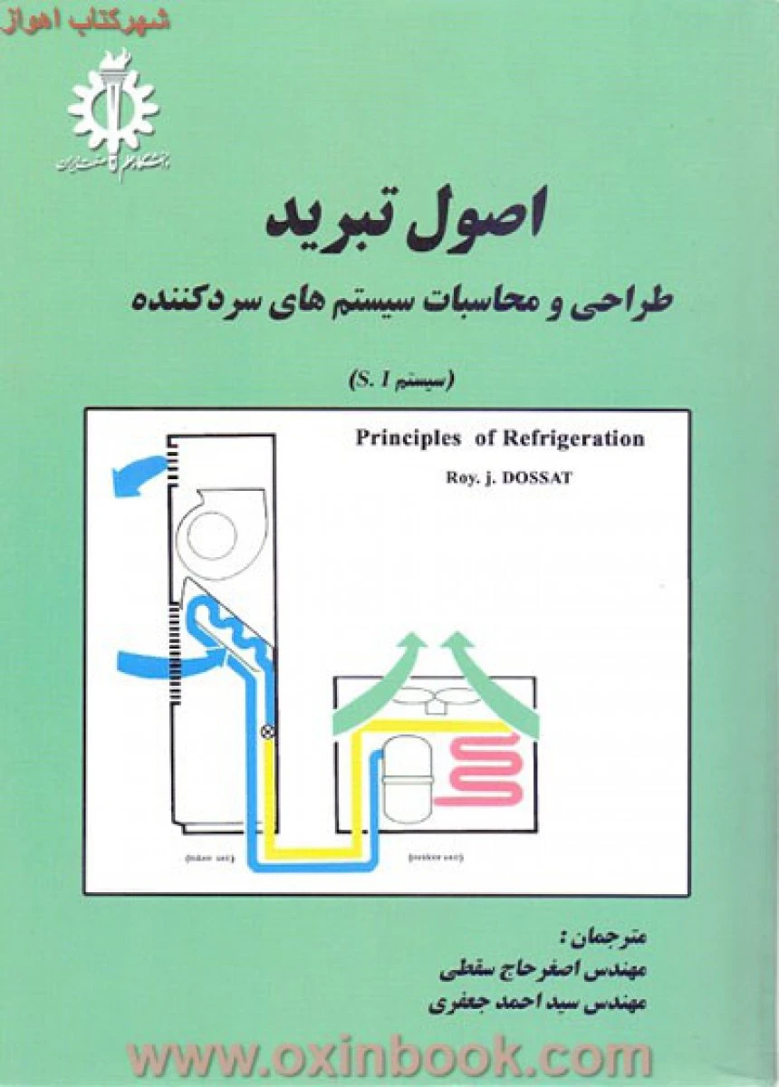 اصول تبرید/روی جی داست/اصغرحاج سقطی/احمدجعفری/نشرعلم وصنعت ایران
