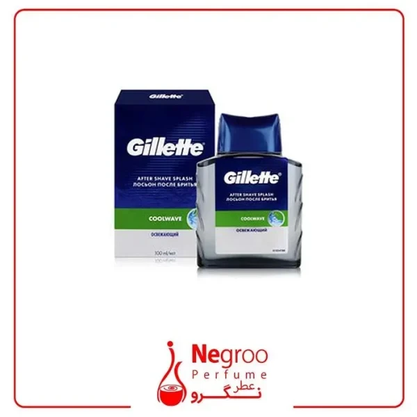 افتر شیو کول ویو ژیلت 100 میل ا GILLETTE AFTER SHAVE COOL FRESH WAVE FRESH 100 ML