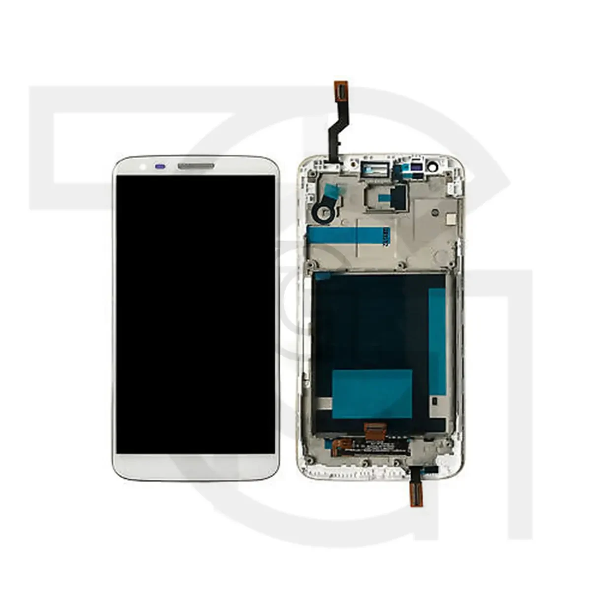 ال‌سی‌دی ال‌جی (سفید)(بافریم)(D802) LCD LG G2