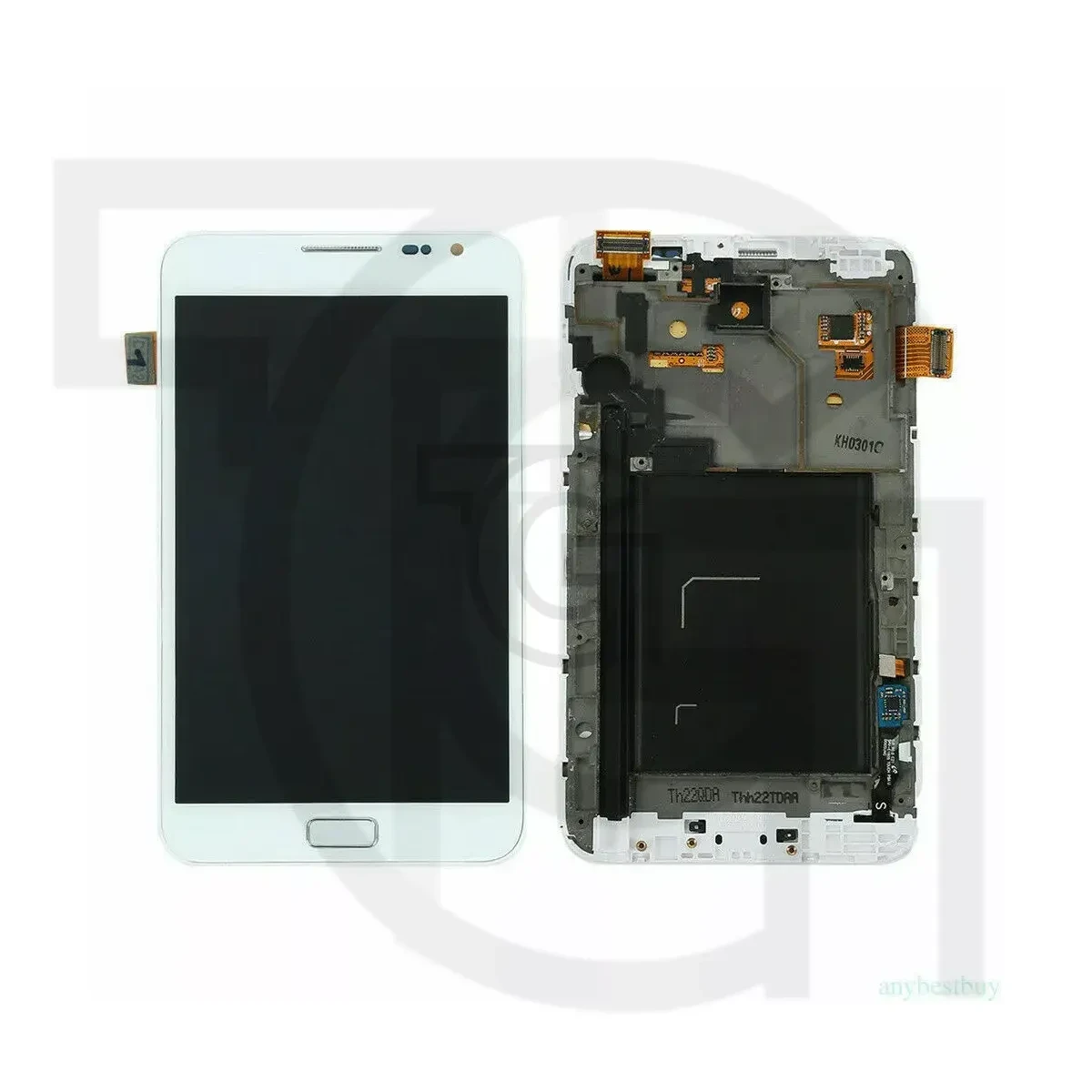 ال‌سی‌دی سامسونگ (سفید)(با‌فریم)(اورجینال) LCD Samsung Galaxy Note E160