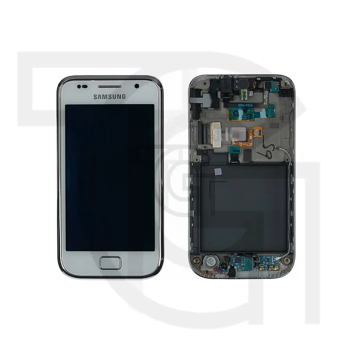 ال‌سی‌دی سامسونگ (سفید)(با‌فریم)(اورجینال) LCD Samsung I9000 Galaxy S