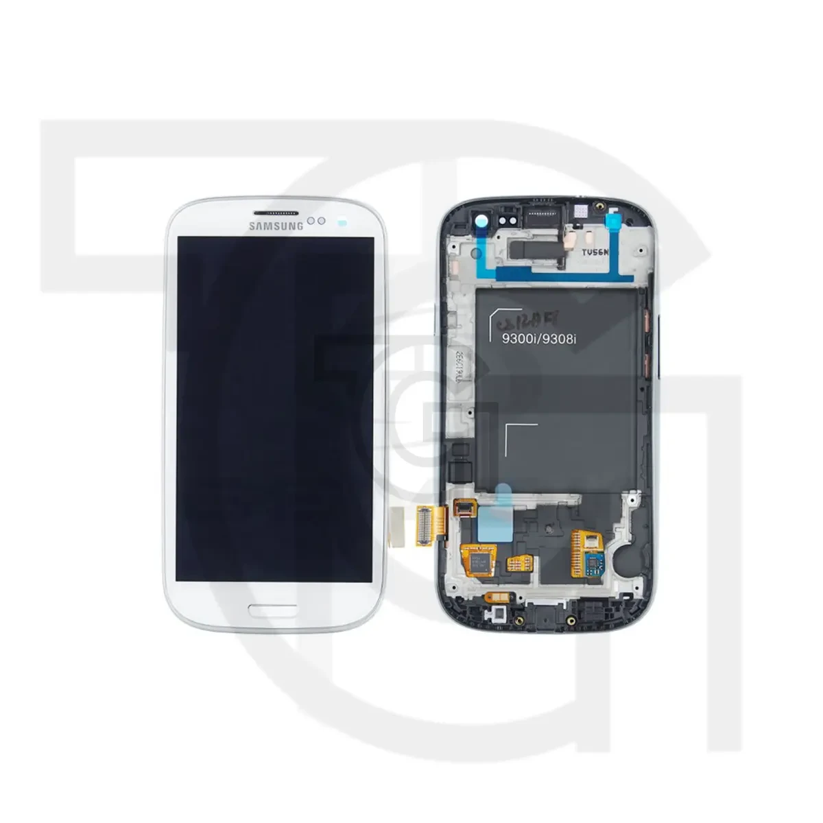 ال‌سی‌دی سامسونگ (سفید)(با‌فریم)(اورجینال) LCD Samsung I9300 Galaxy S III