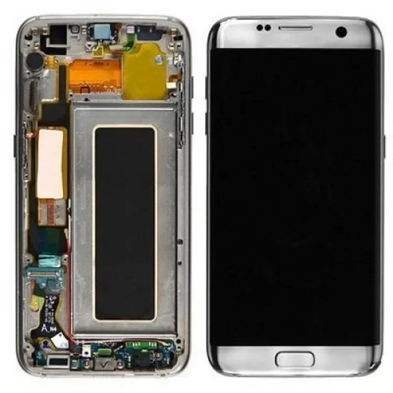 ال‌سی‌دی سامسونگ (نقره‌ای)(با‌فریم)(شرکتی) LCD Samsung Galaxy S7 edge