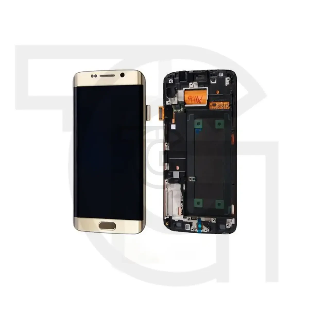 ال‌سی‌دی سامسونگ (گلد)(با‌فریم)(شرکتی) LCD Samsung Galaxy S6 edge