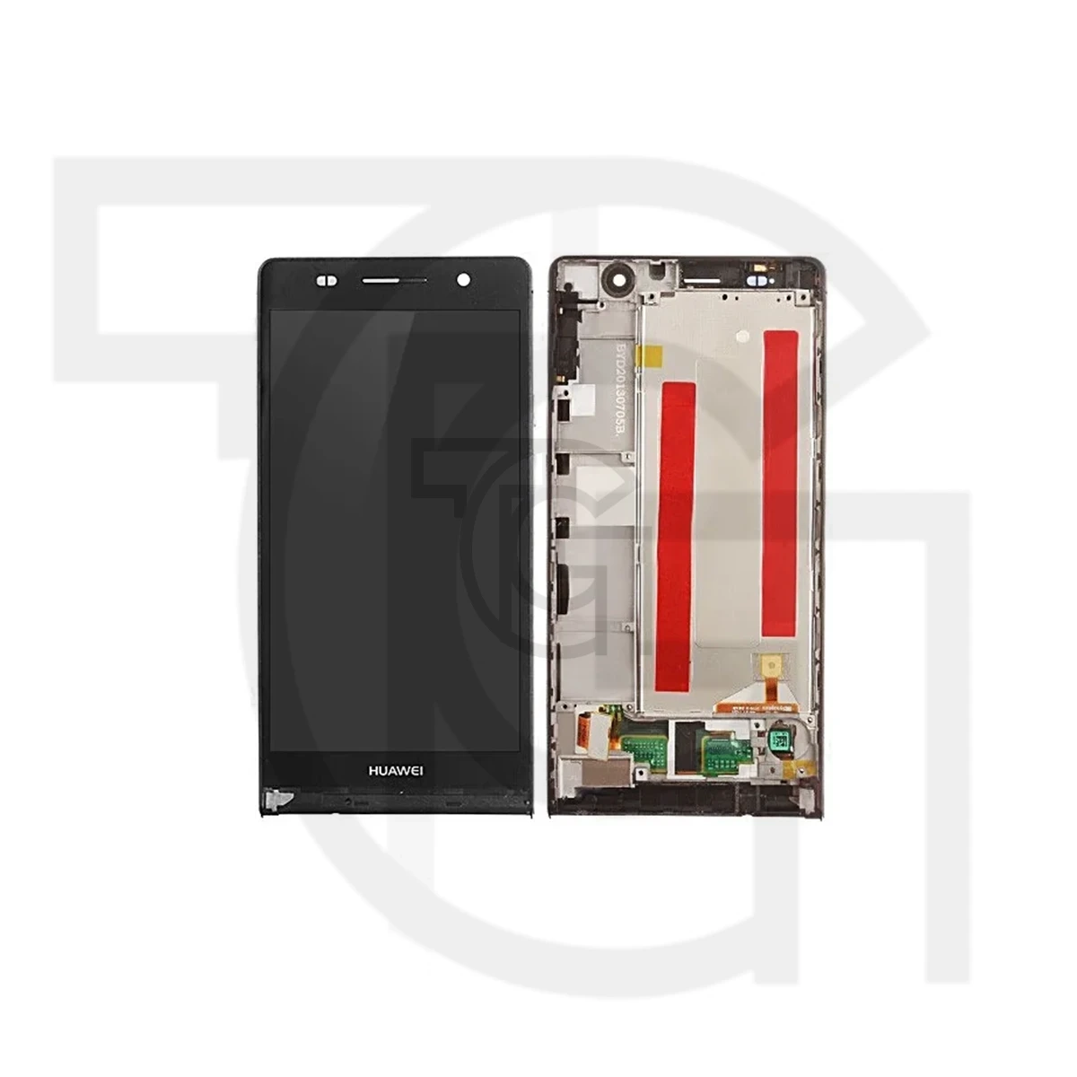 ال‌سی‌دی هوآوی (مشکی)(با‌فریم) LCD Huawei Ascend P6