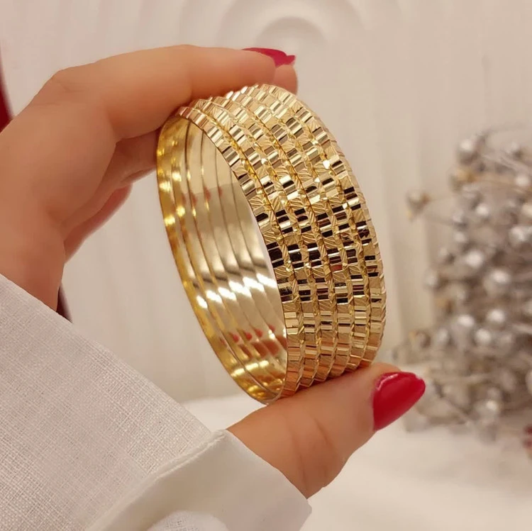 النگو طرح طلای زنانه، اصل طلا روس، 5سال ماندگاری، کد1336💍