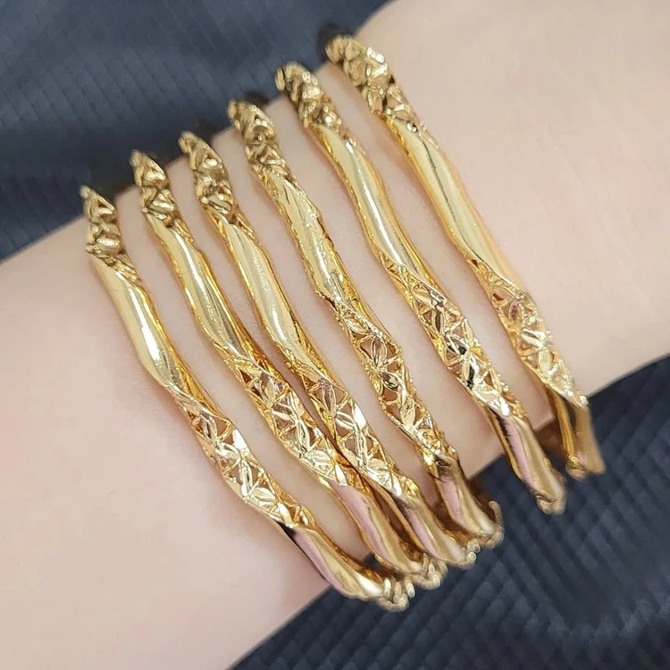النگو طرح طلای زنانه، مدل فیوژن، رنگ ثابت، اصل طلا روس، 5سال دوام💍