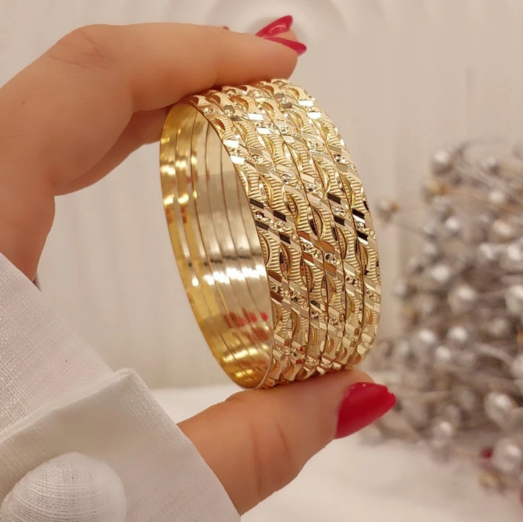 النگو طلا روس زنانه،پک ۶ تایی،۵ سال دوام💍