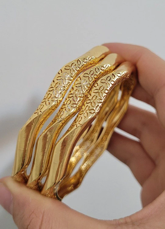 النگو فیوژن طرح طلای زنانه،جنس طلا روس،رنگ ثابت💍