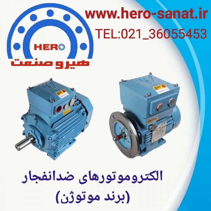 الکتروموتور ضد انفجار 5.5 کیلووات 3000دور EEXD IIC T4 (برند موتوژن) B3