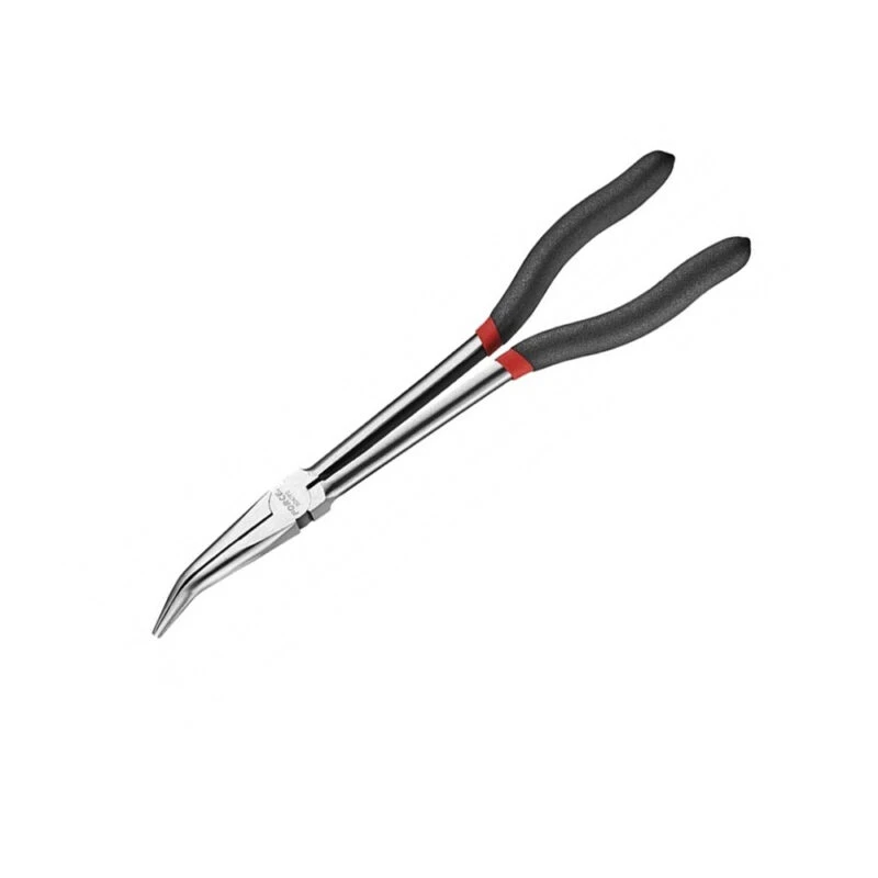 انبر دمباریک سر کج بلند مدل F5047P2L برند FORCE