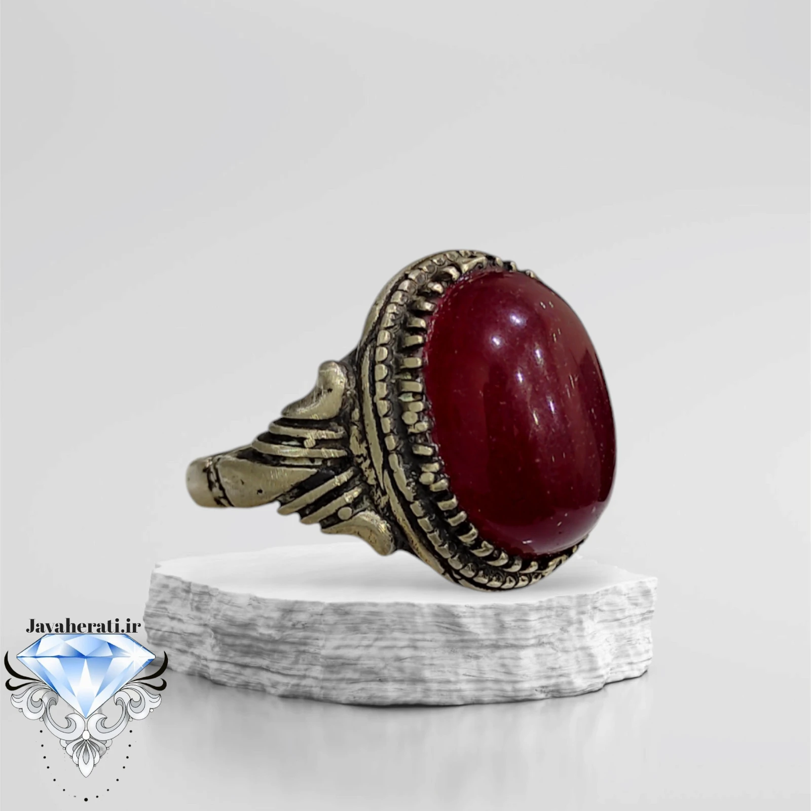 انگشتر آلیاژی جید سرخ