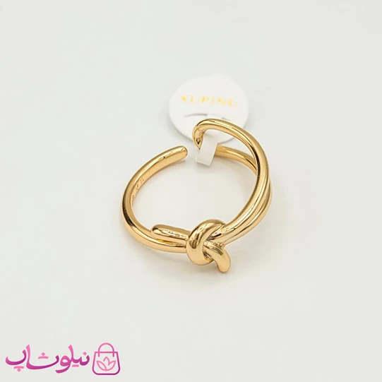 انگشتر دخترانه ظریف ژوپینگ مدل گره کد 798