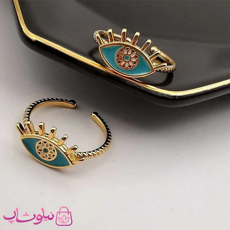 انگشتر دخترانه وای اس ایکس طرح چشم کد 1810