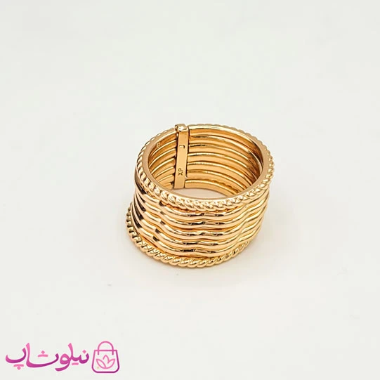 انگشتر دخترانه ژوپینگ 7 لاین کد 146