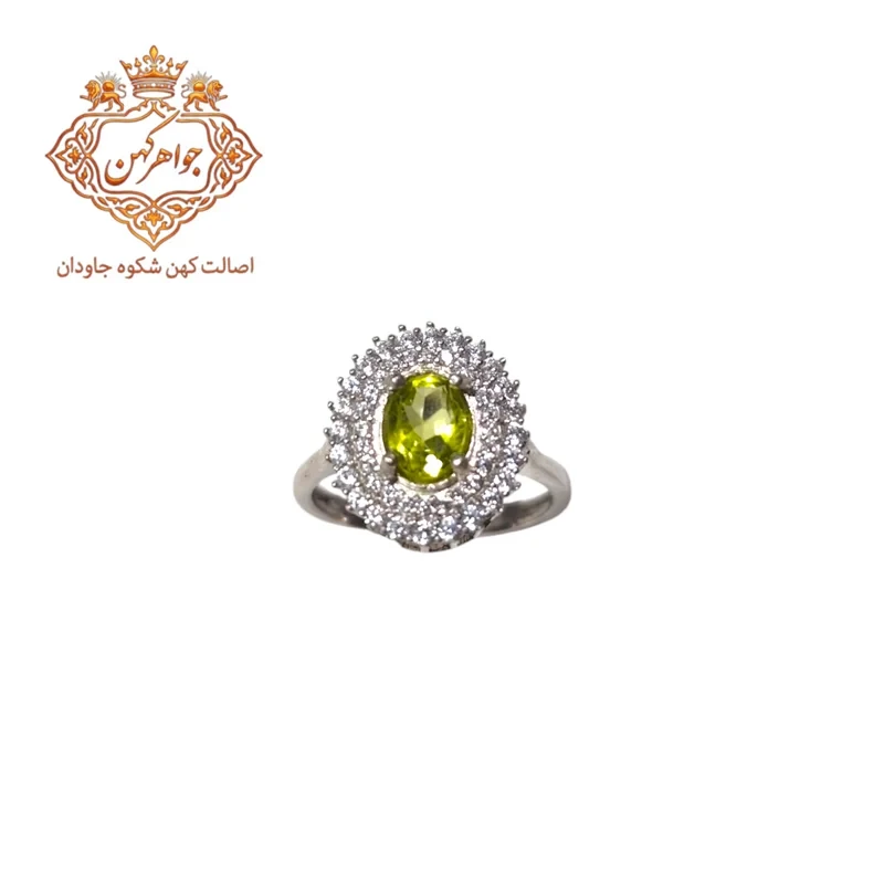 انگشتر زبرجد سلطنتی زنانه (کد ۱۰۲)
