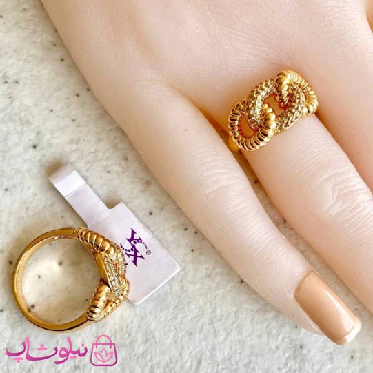 انگشتر زنانه YSX مدل کارتیه طلایی کد 89