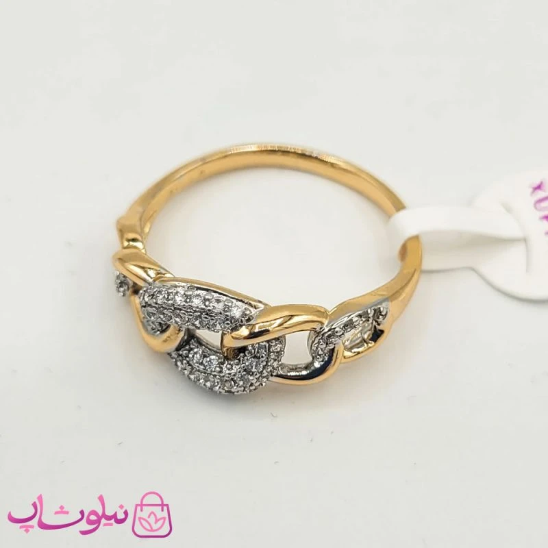 انگشتر زنانه نگین دار ژوپینگ کد 94-1