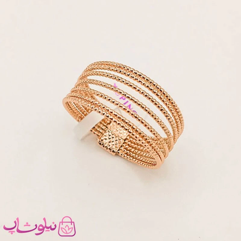 انگشتر زنانه ژوپینگ 7 ردیفه کد 3491